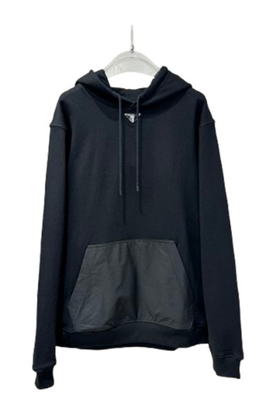 Prada, Men's Hoodie, Black