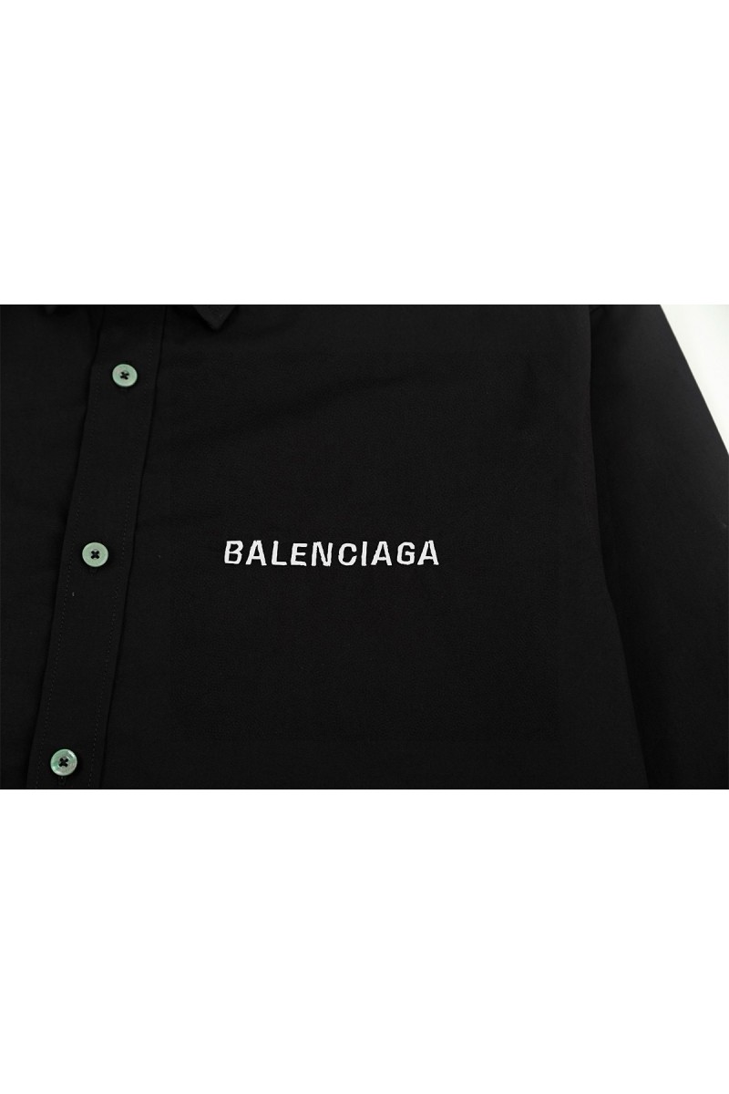 Balenciaga, Men's Shirt, Black