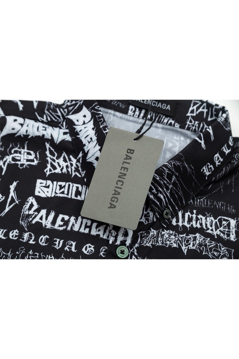 Balenciaga, Men's Shirt, Black