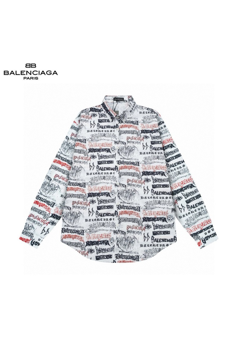 Balenciaga, Men's Shirt, White