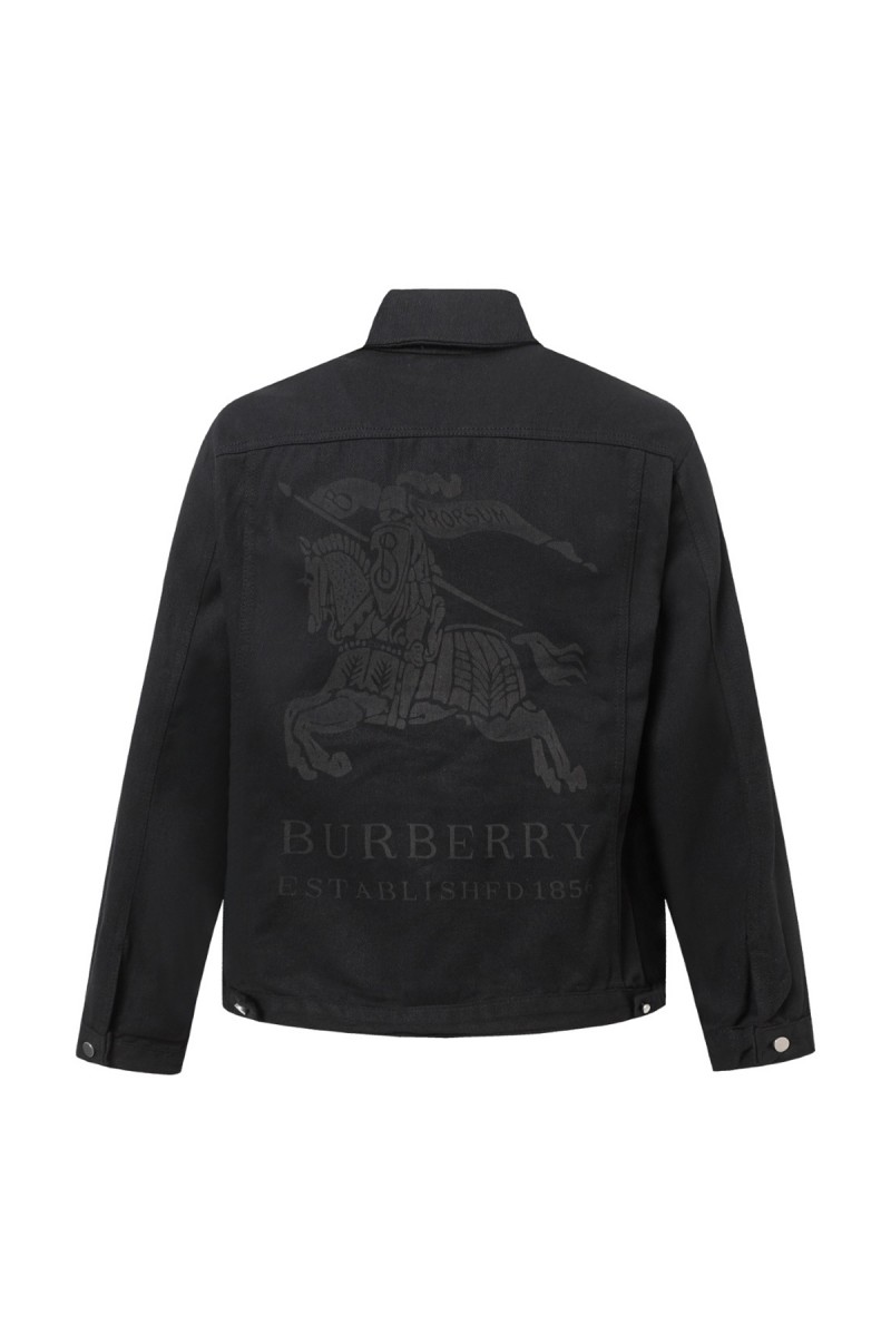 Burberry, Men's Denim Jacket, Black