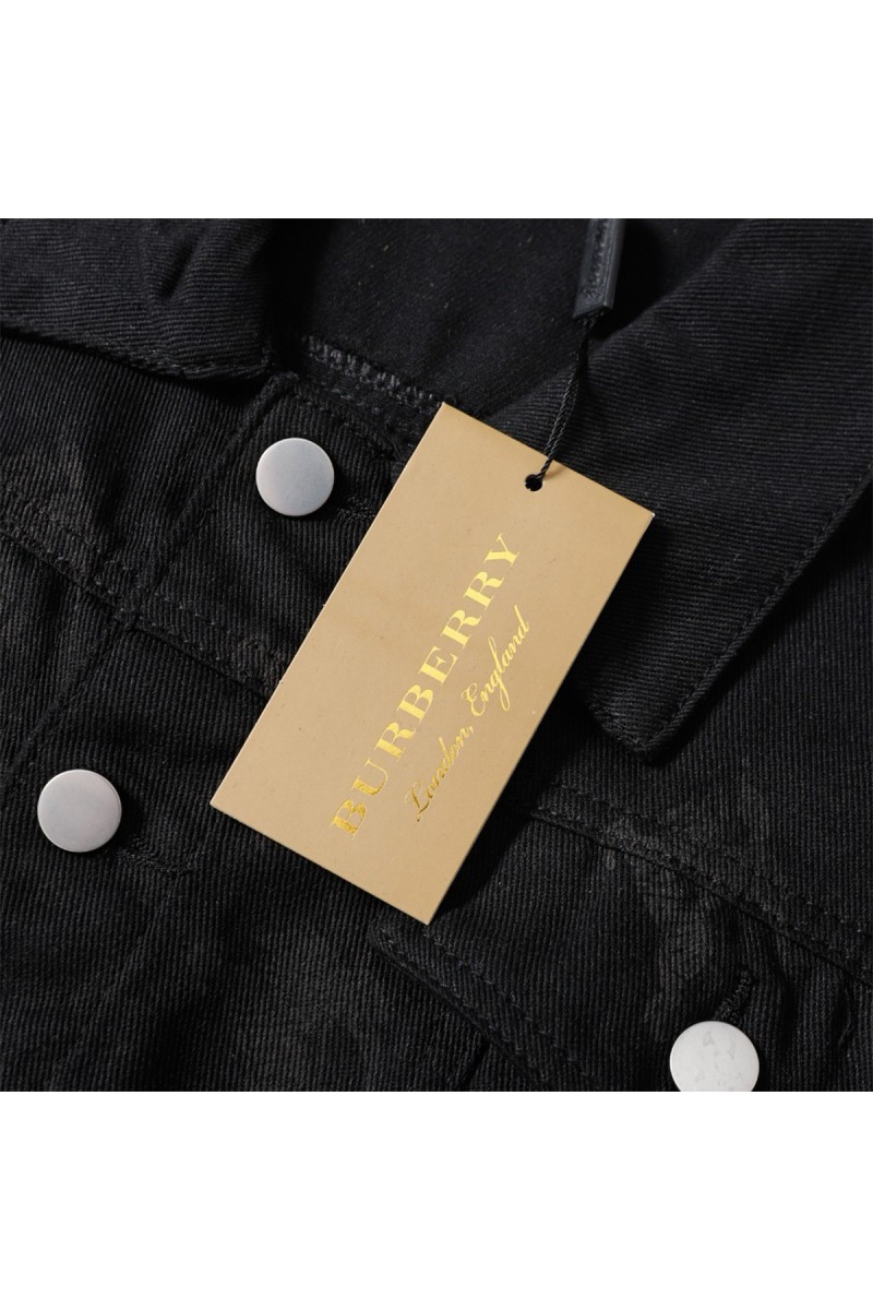 Burberry, Men's Denim Jacket, Black