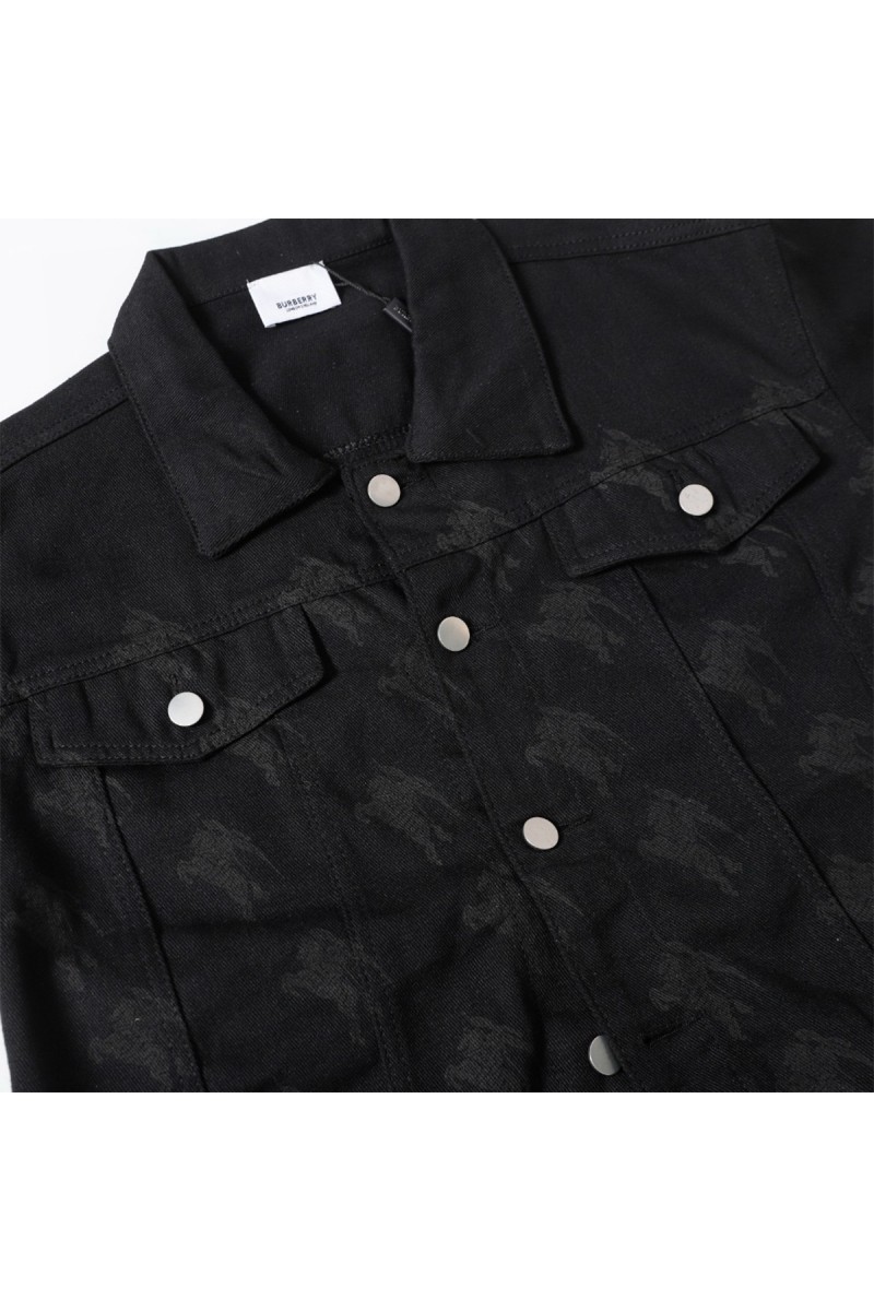 Burberry, Men's Denim Jacket, Black