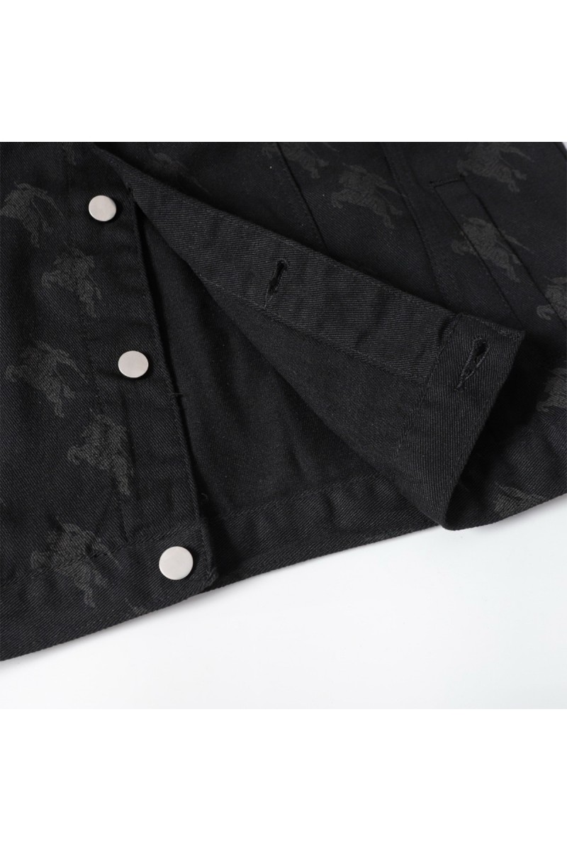 Burberry, Men's Denim Jacket, Black