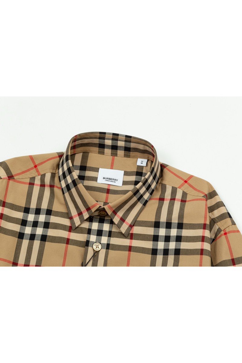 Burberry, Men's Shirt, Camel