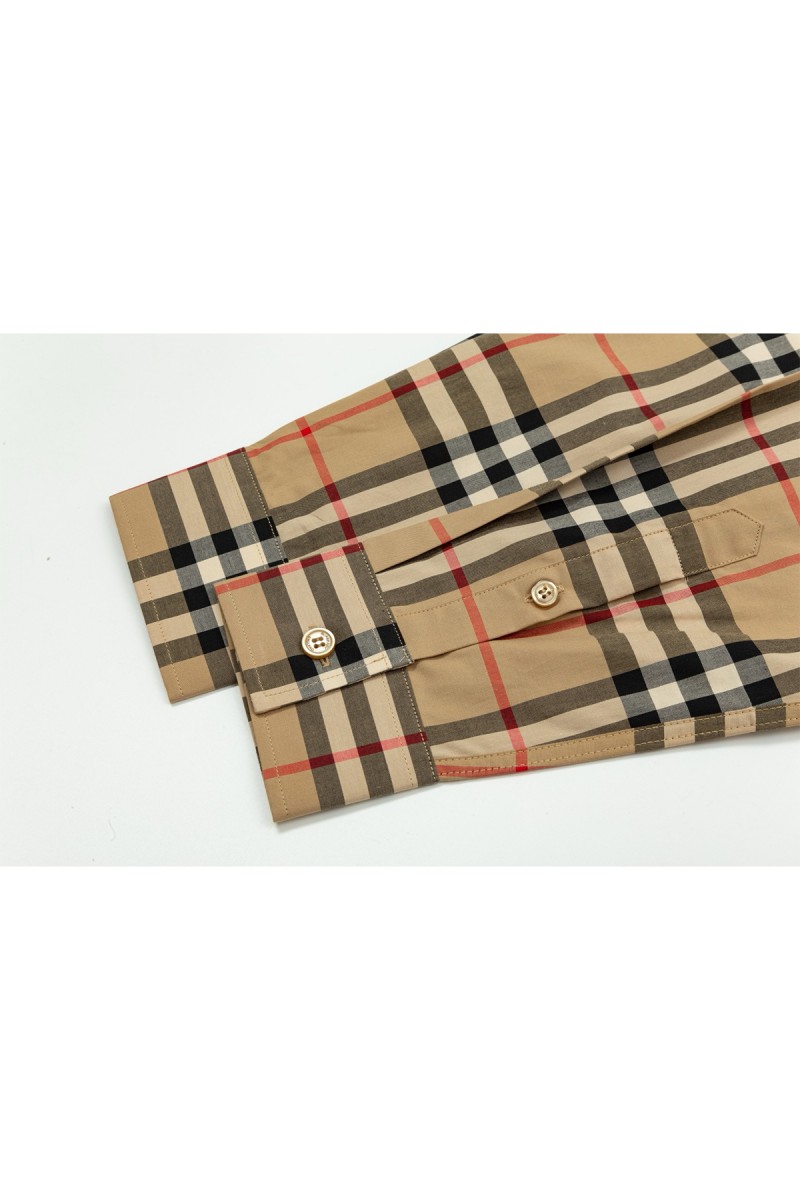 Burberry, Men's Shirt, Camel