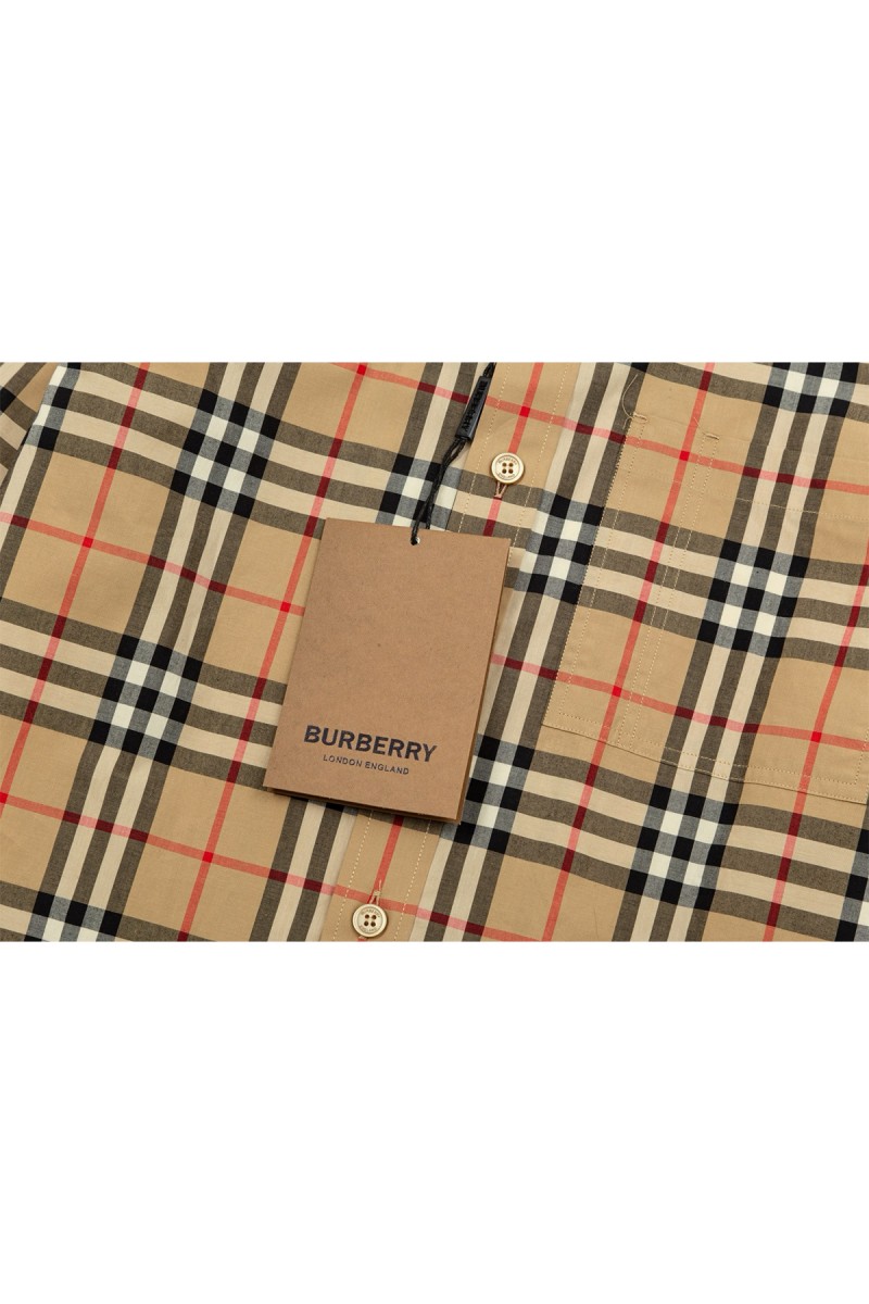 Burberry, Men's Shirt, Camel