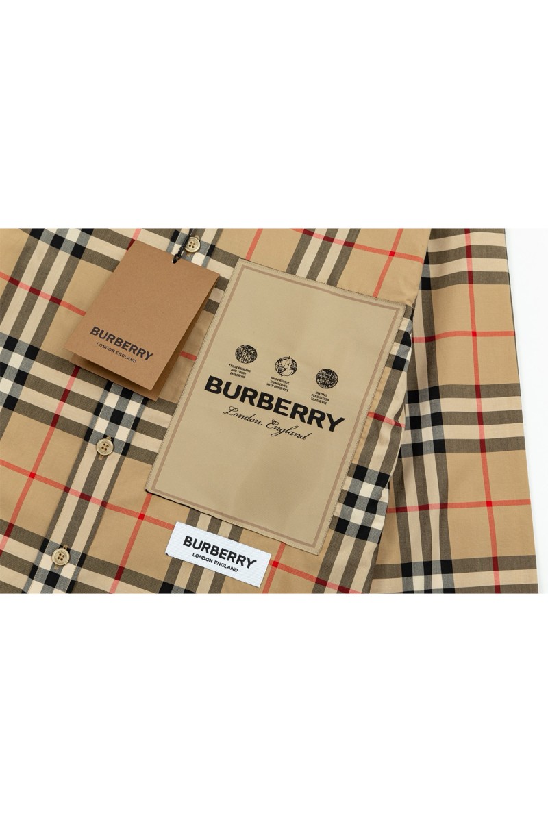 Burberry, Men's Shirt, Camel