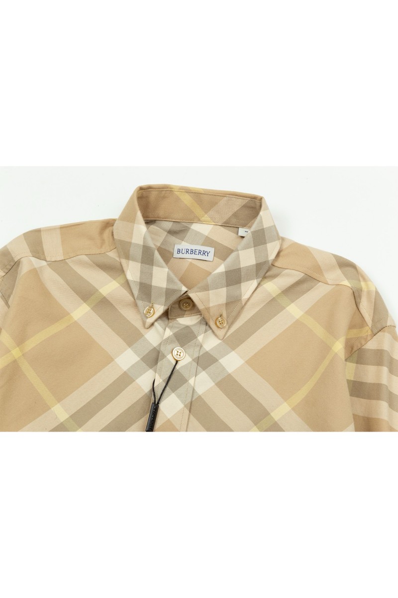 Burberry, Men's Shirt, Camel