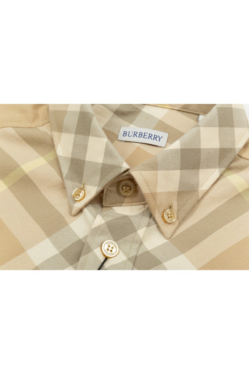 Burberry, Men's Shirt, Camel