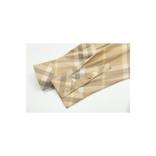 Burberry, Men's Shirt, Camel