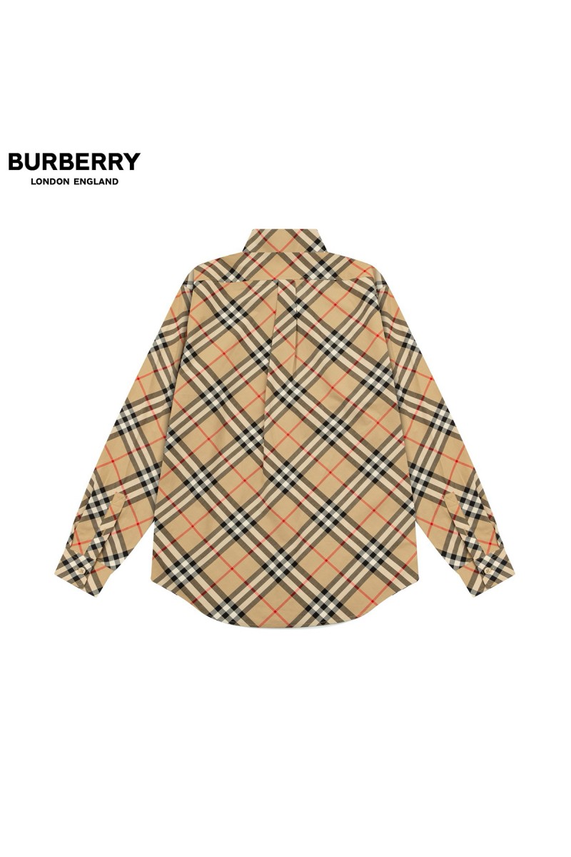 Burberry, Men's Shirt, Camel