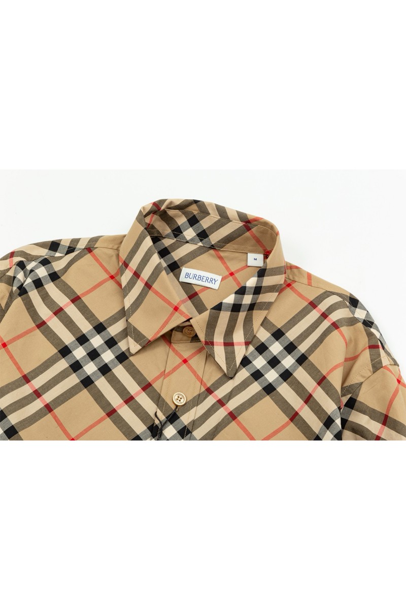 Burberry, Men's Shirt, Camel