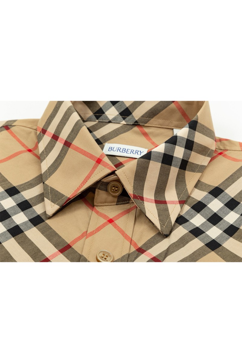 Burberry, Men's Shirt, Camel