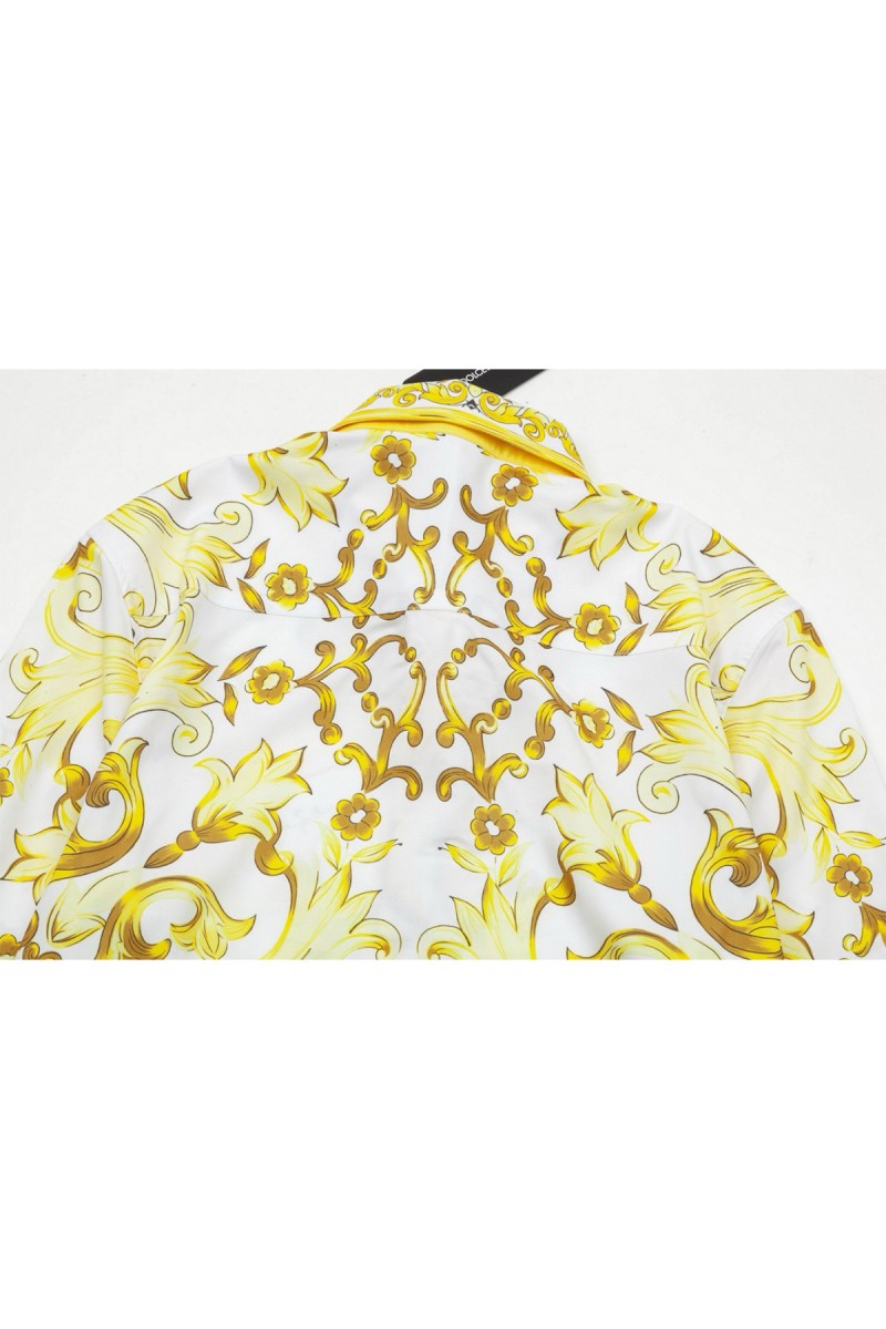 Dolce Gabbana, Men's Shirt, Yellow