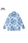 Dolce Gabbana, Men's Shirt, Blue