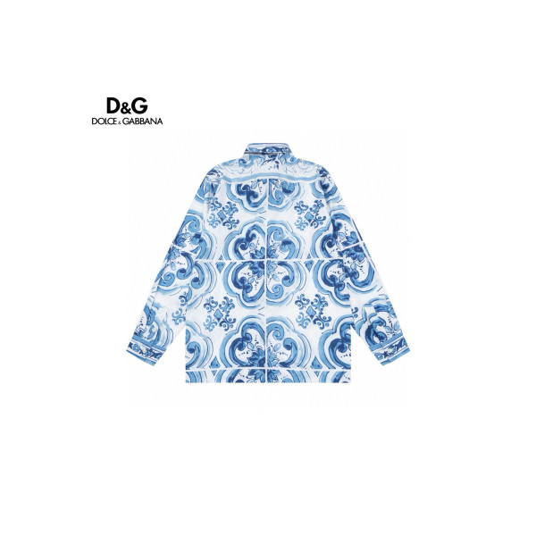 Dolce Gabbana, Men's Shirt, Blue