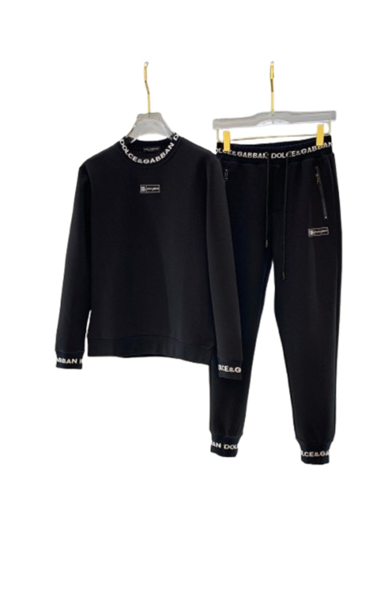 Dolce Gabbana, Men's Tracksuit, Black