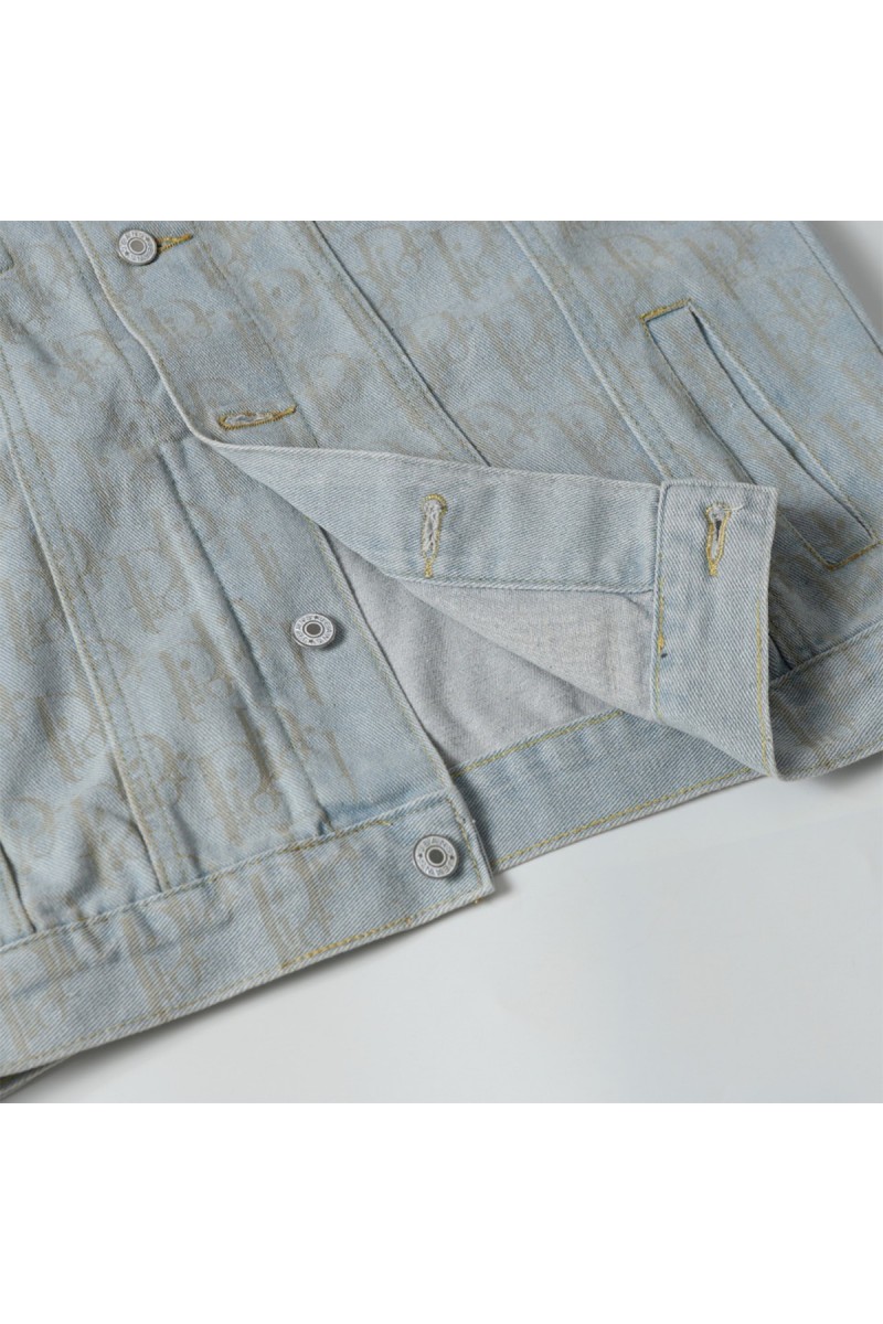 Christian Dior, Men's Denim Jacket, Grey