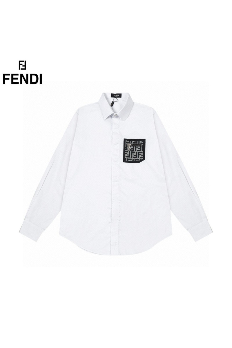 Fendi, Men's Shirt, White