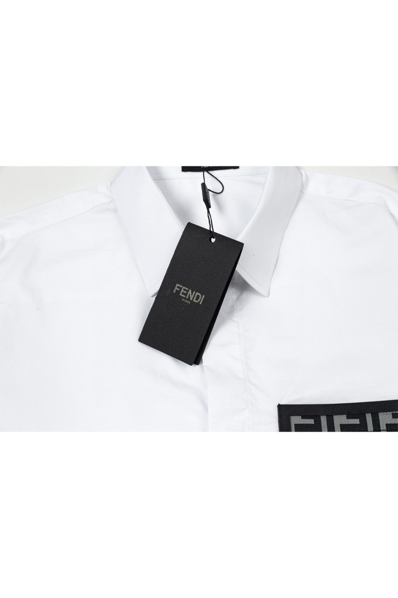 Fendi, Men's Shirt, White