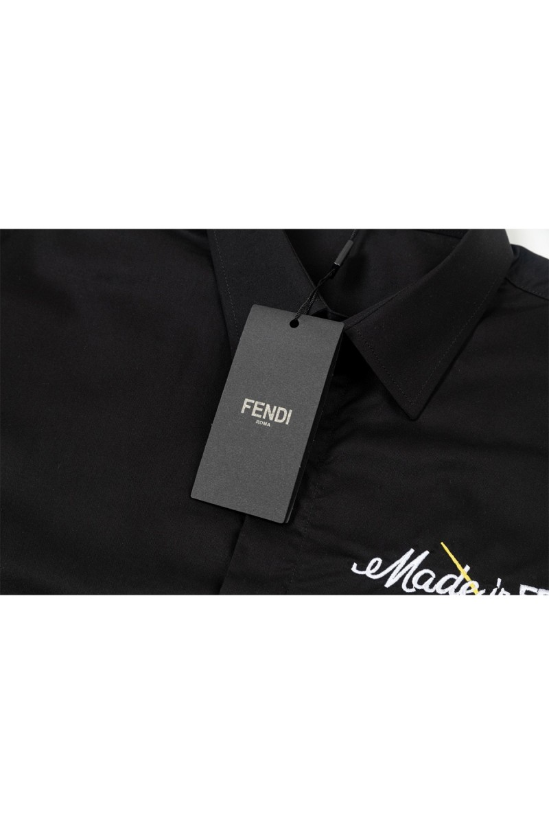 Fendi, Men's Shirt, Black