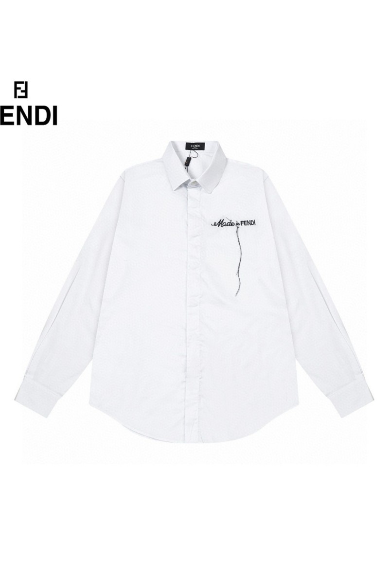 Fendi, Men's Shirt, White