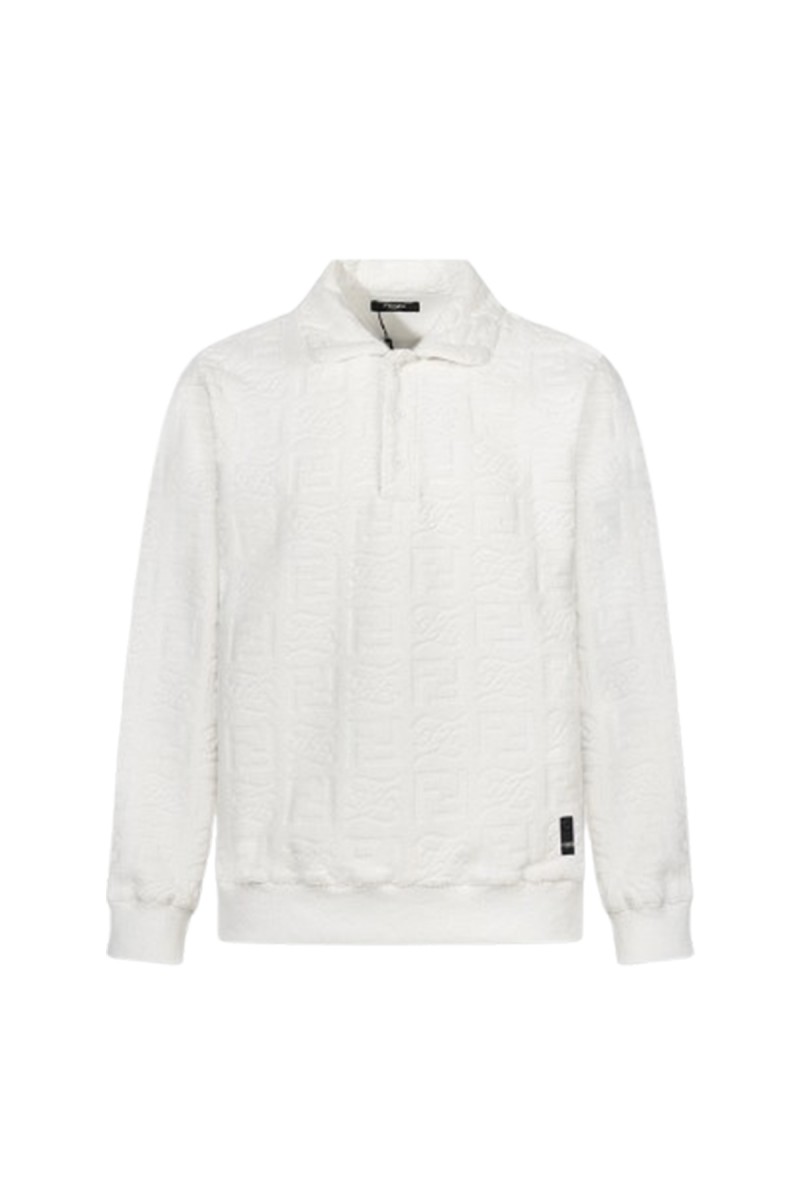 Fendi, Men's Pullover, White