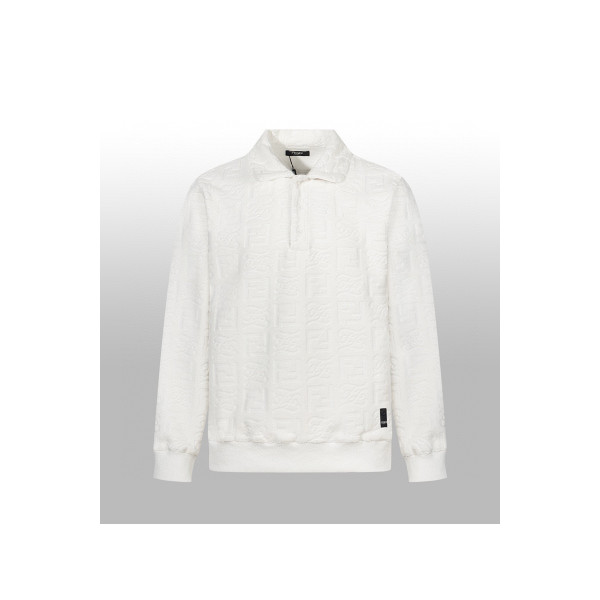 Fendi, Men's Pullover, White