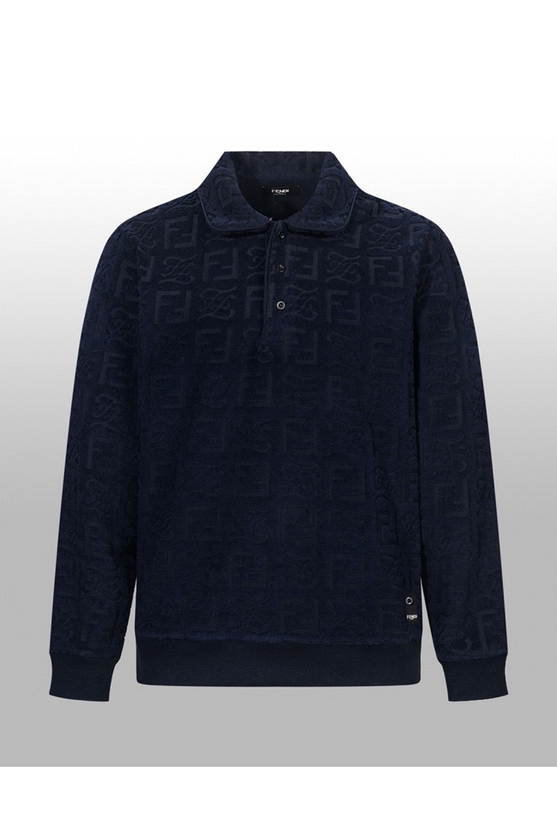 Fendi, Men's Pullover, Navy