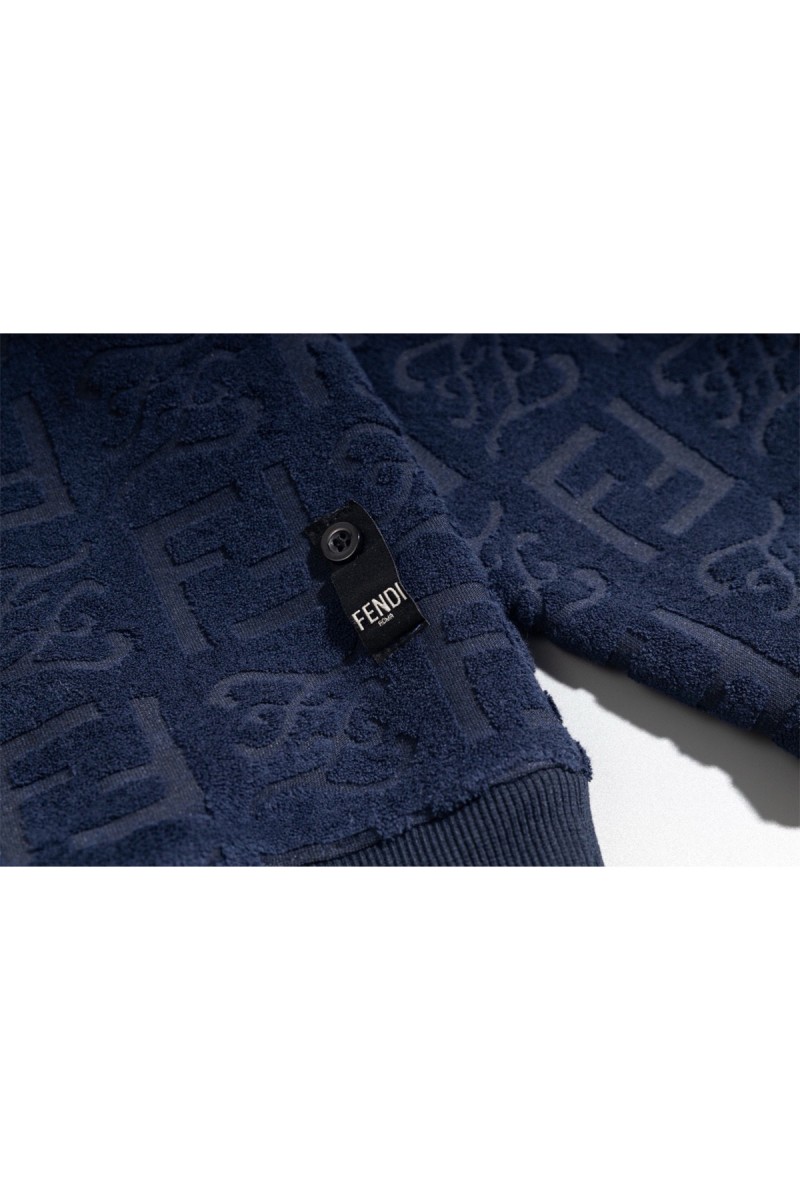 Fendi, Men's Pullover, Navy