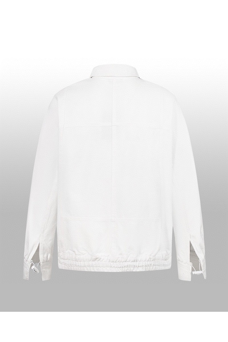 Fendi, Men's Denim Jacket, White