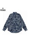 Fendi, Men's Shirt, Blue