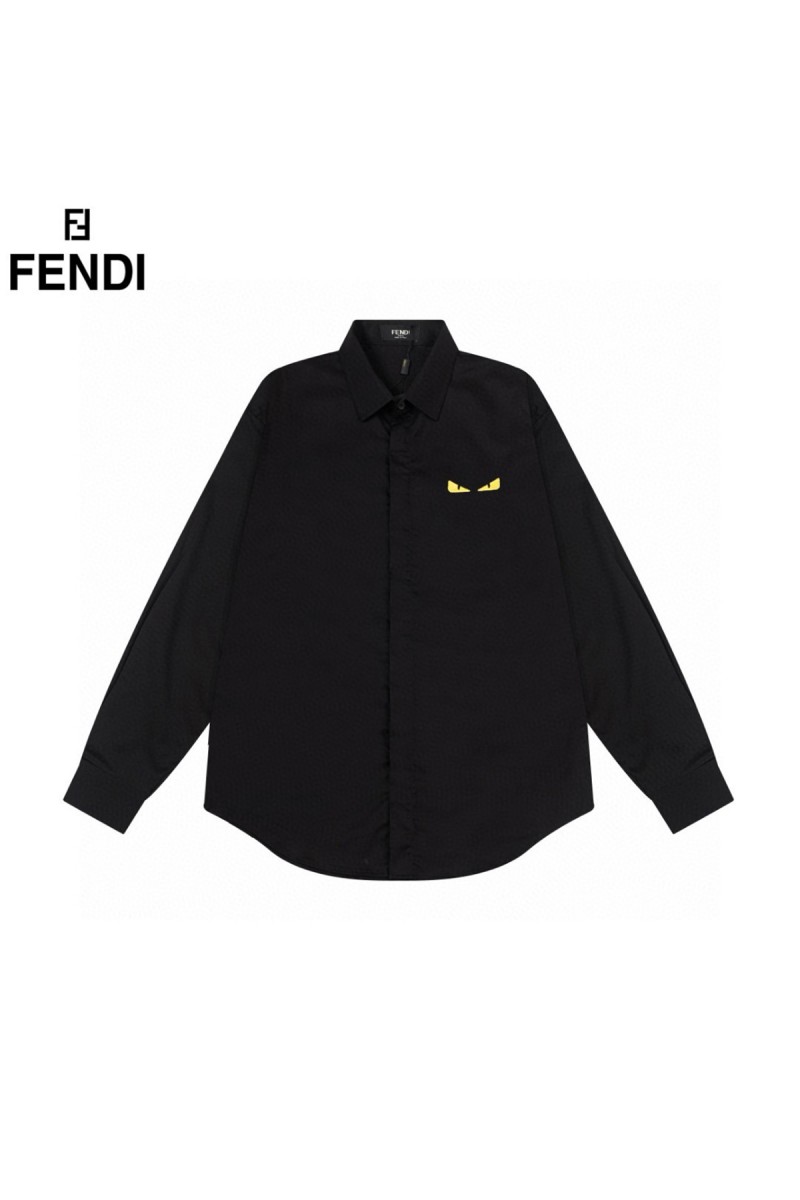 Fendi, Men's Shirt, Black