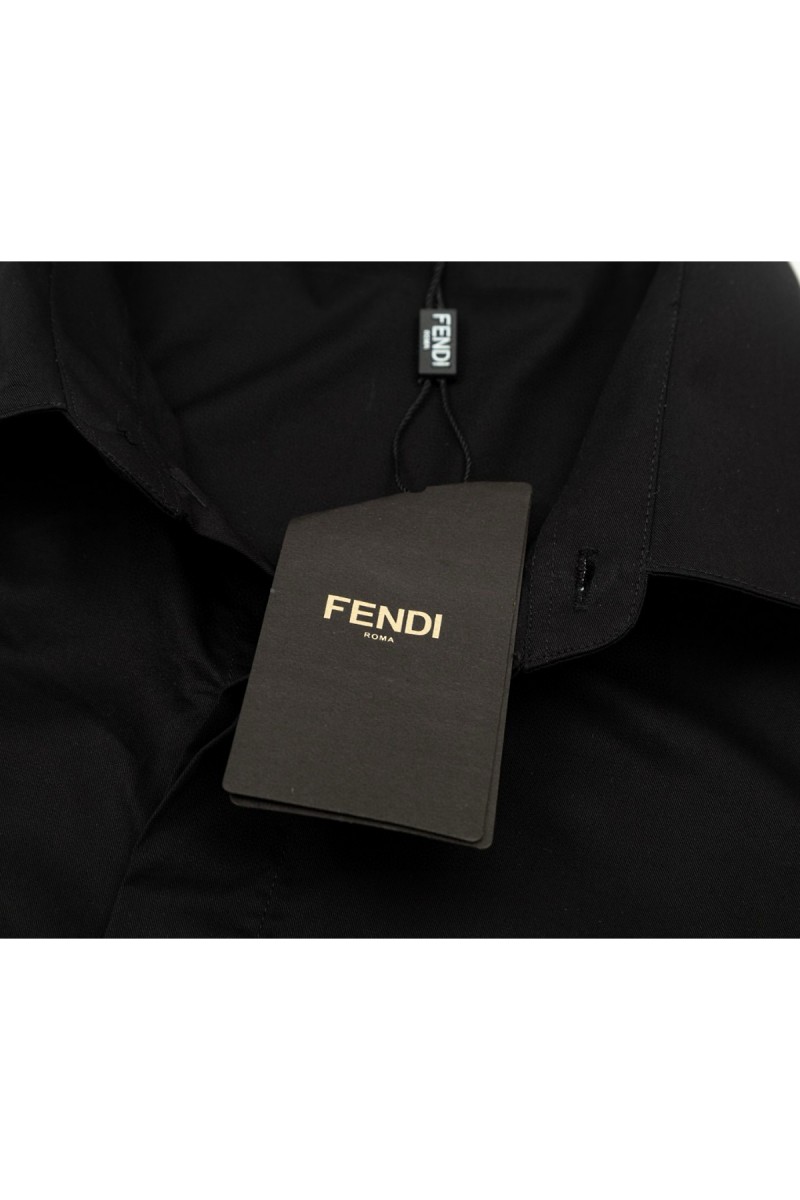 Fendi, Men's Shirt, Black