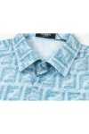 Fendi, Men's Shirt, Blue