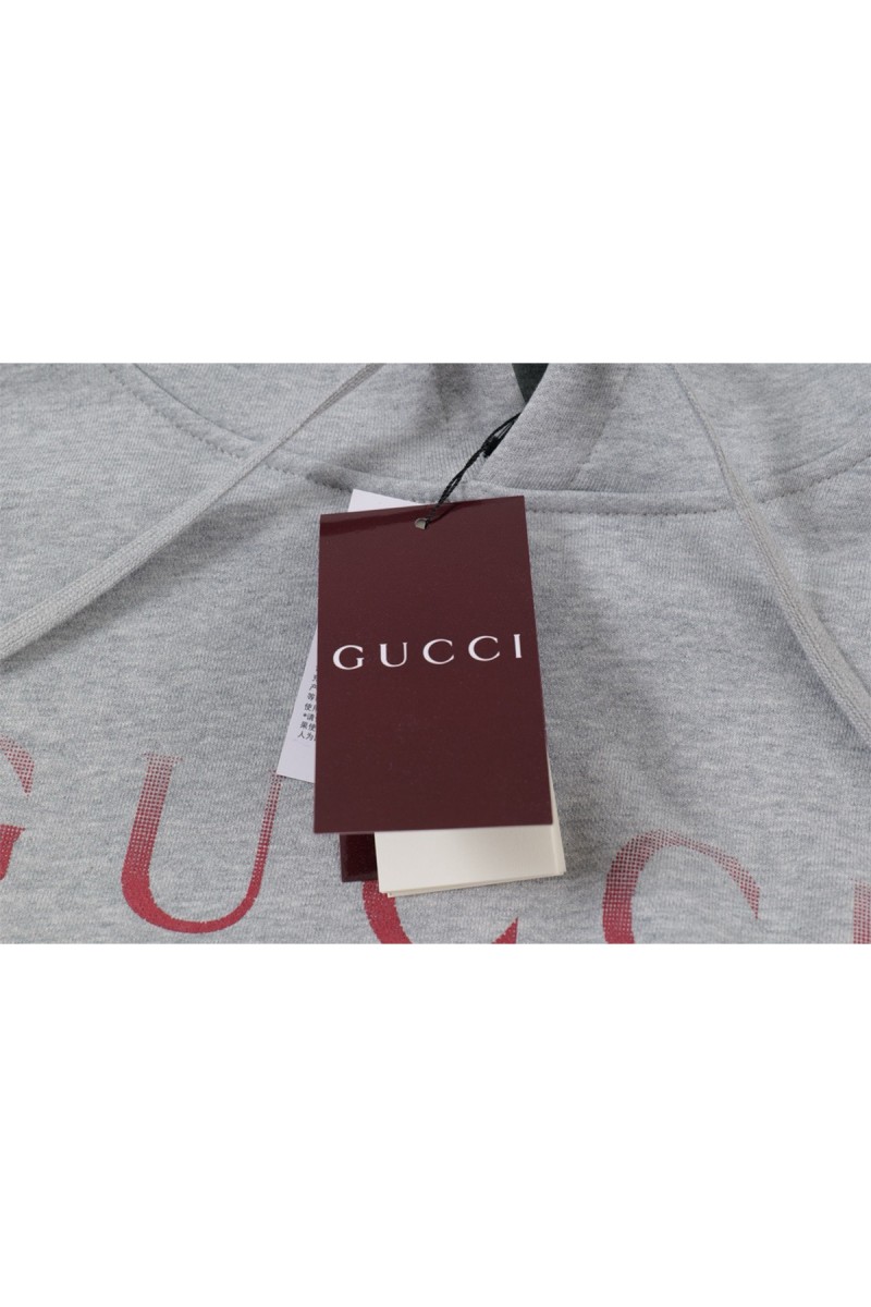 Gucci, Men's Hoodie, Grey