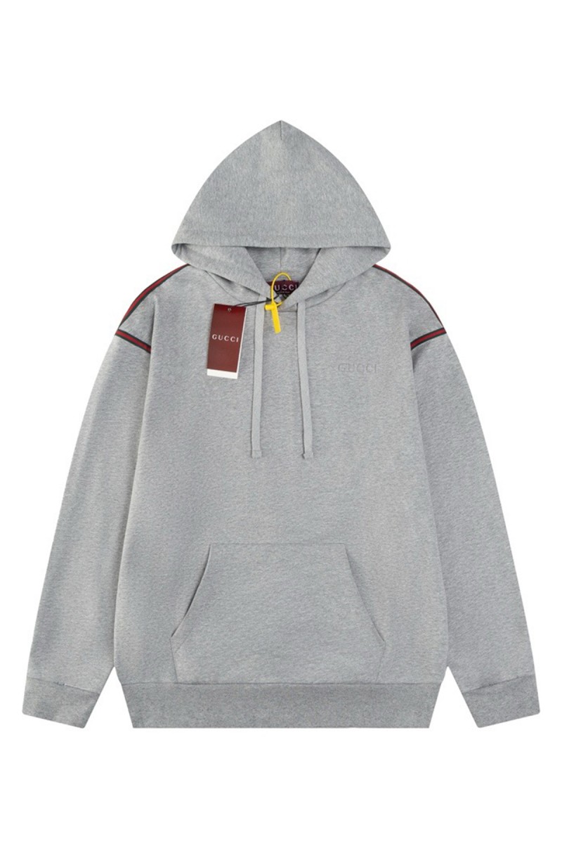 Gucci, Men's Hoodie, Grey