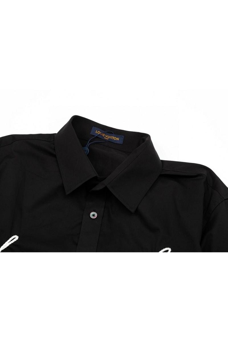 Louis Vuitton, Men's Shirt, Black