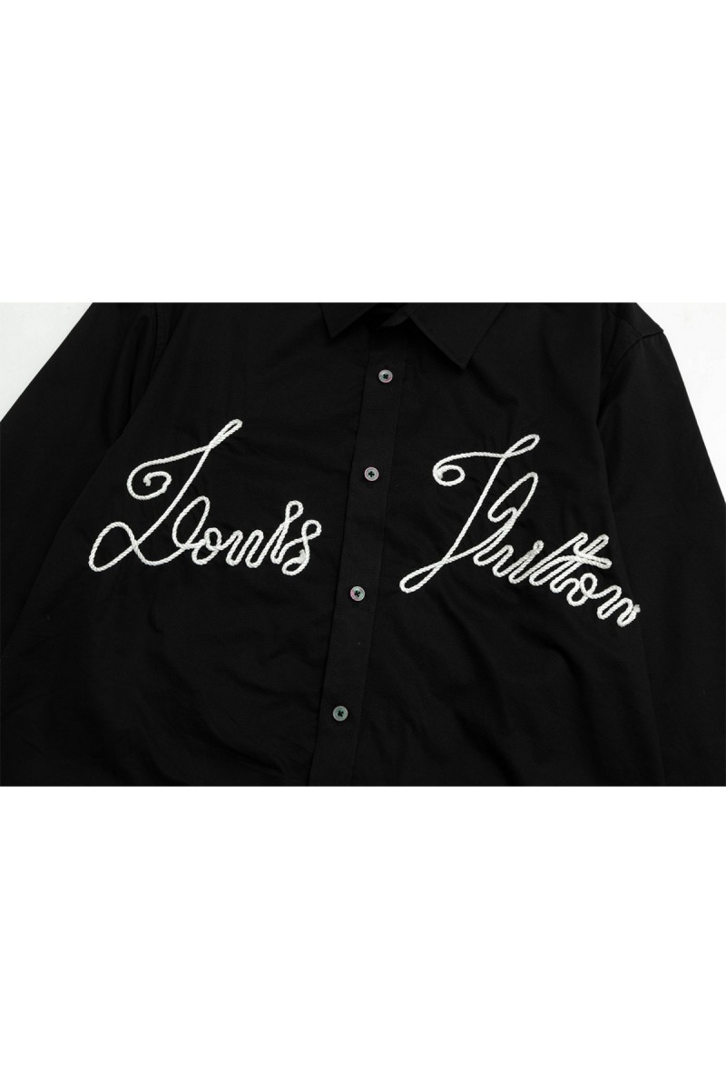 Louis Vuitton, Men's Shirt, Black