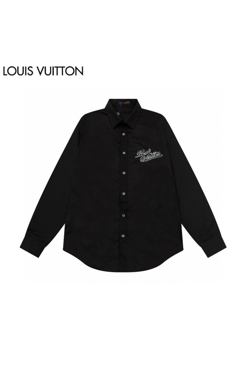 Louis Vuitton, Men's Shirt, Black