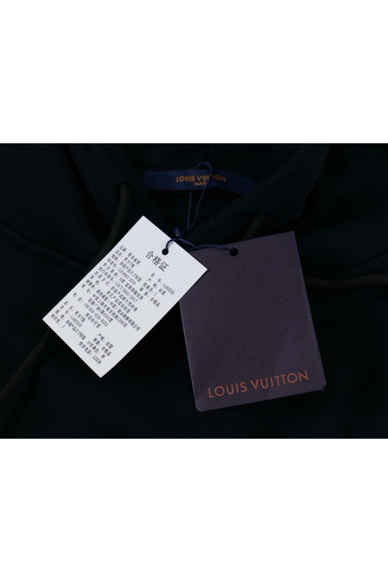 Louis Vuitton, Men's Hoodie, Black