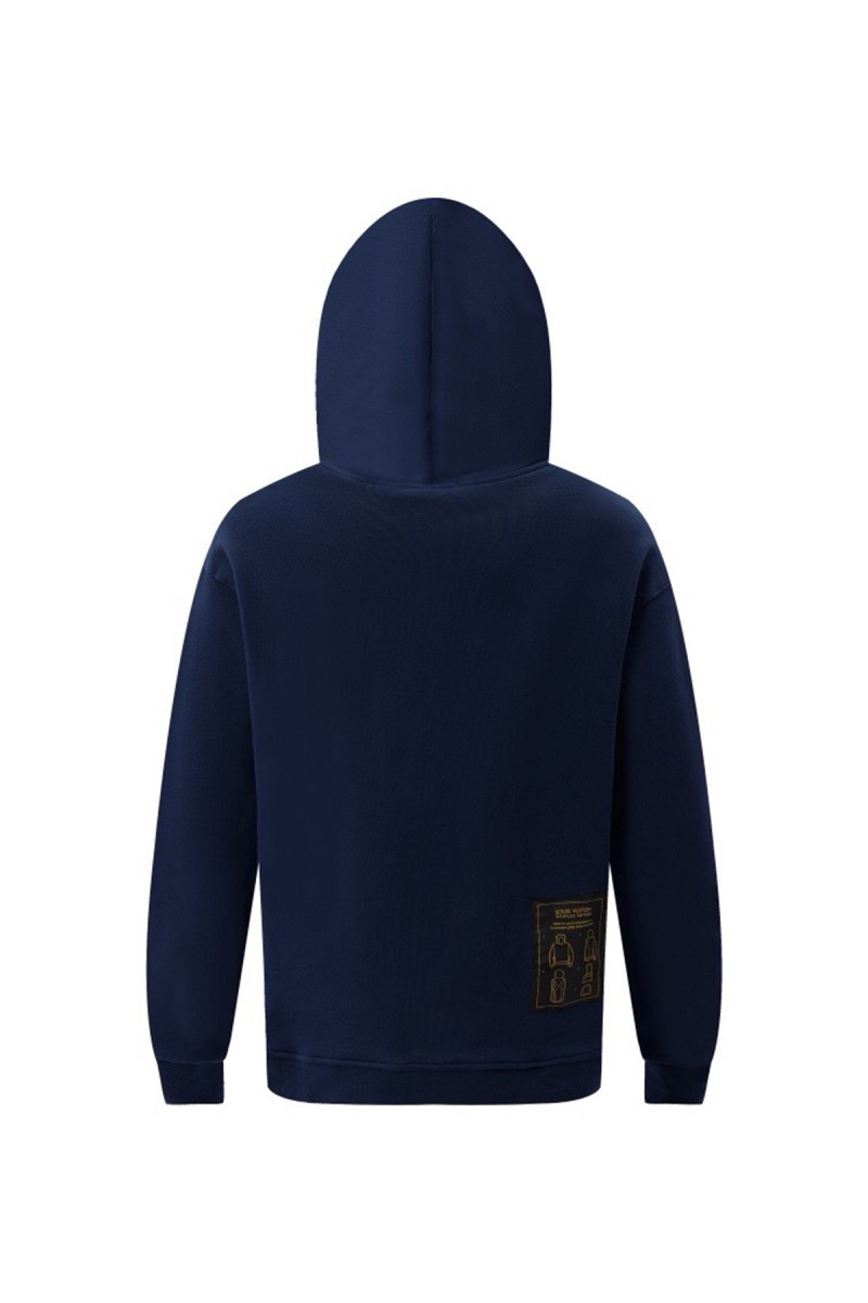 Louis Vuitton, Men's Hoodie, Navy