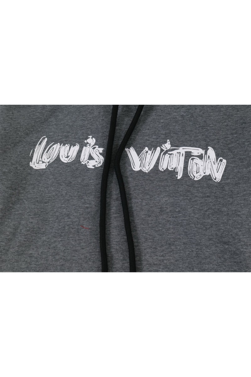 Louis Vuitton, Men's Hoodie, Grey