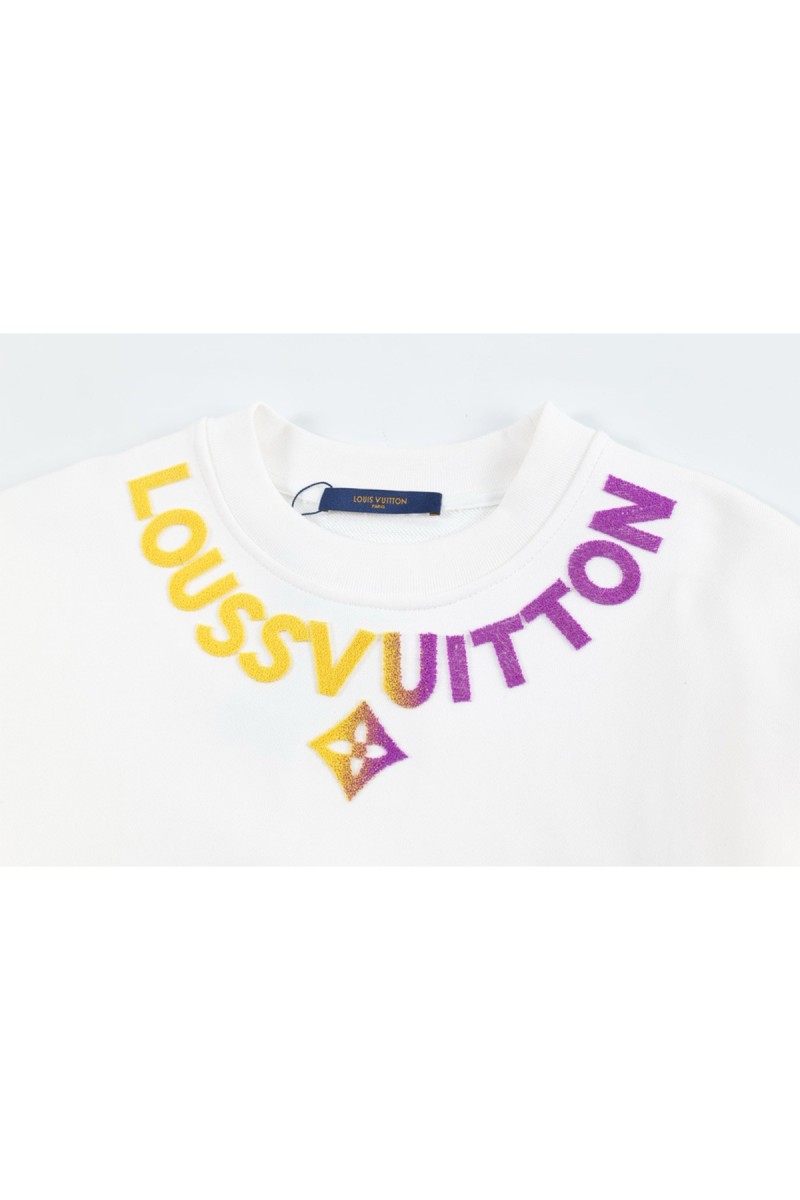 Louis Vuitton, Men's Pullover, White