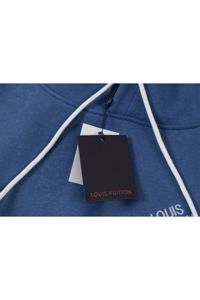 Louis Vuitton, Men's Hoodie, Blue