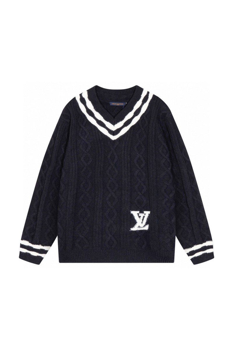 Louis Vuitton, Men's Pullover, Black