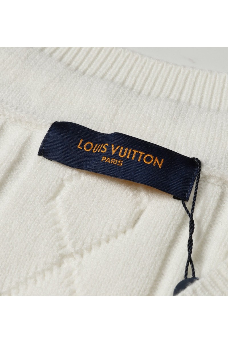 Louis Vuitton, Men's Pullover, White