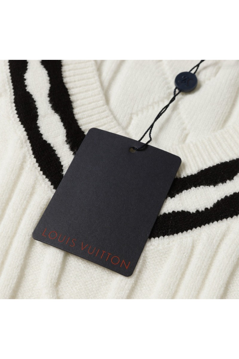 Louis Vuitton, Men's Pullover, White