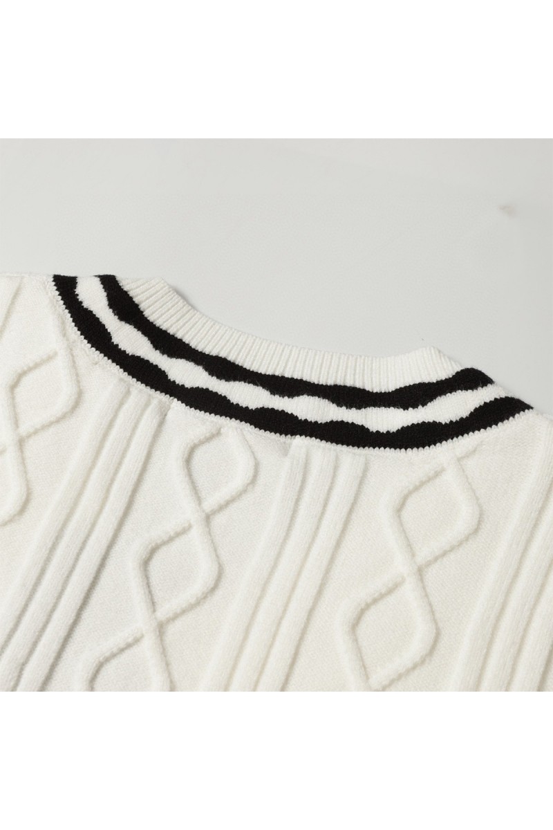 Louis Vuitton, Men's Pullover, White